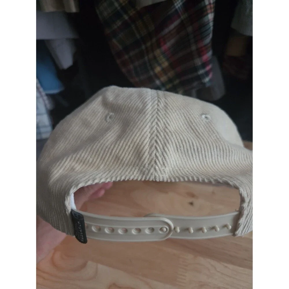 Futurebirds Teton Gravity Research Cream Corduroy Snapback Baseball Cap Hat